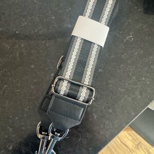 Stylish Black and Gray Bag Strap